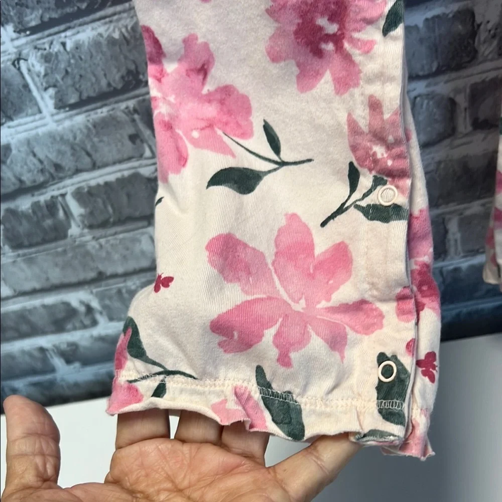 Burt's Bees Pink‎ girl's romper